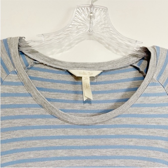 Matilda Jane Her Majesty dress blue gray Once Upon a Time striped asymmetrical - Picture 5 of 9